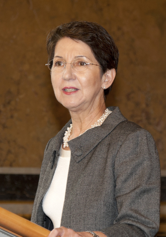 Nationalratspräsidentin Mag.a Barbara Prammer am Rednerpult