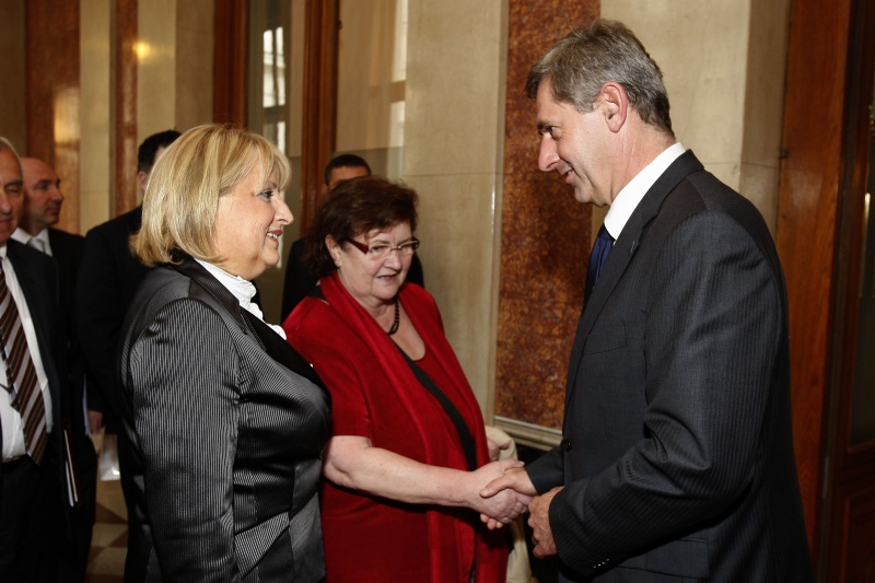 v.li.  Parlamentspräsidentin der Republik Serbien Prof. Slavica Djukic-Dejanovic und Bundesratspräsident Martin Preineder
