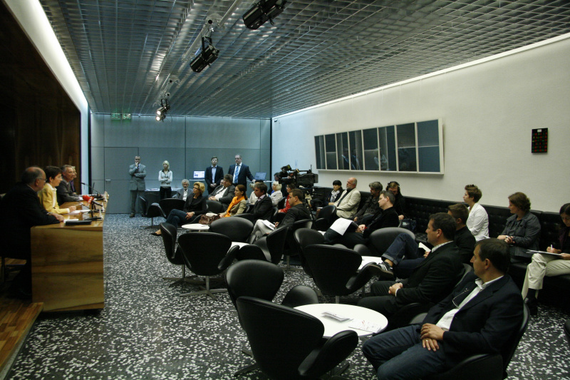 Blick in Richtung Publikum