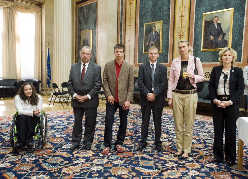 Delegation des Paralympic Teams und Commitees im Parlament