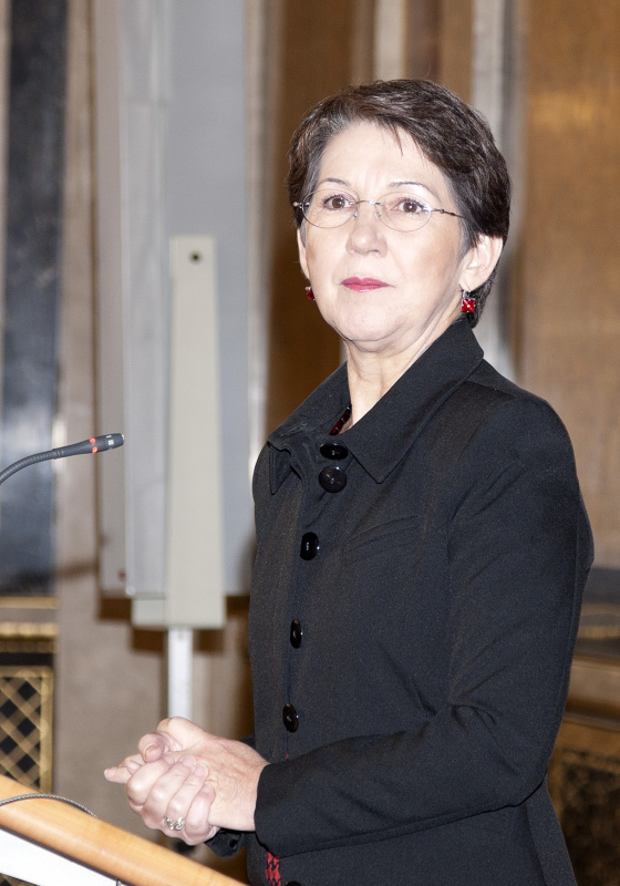 Nationalratspräsidentin Mag.a Barbara Prammer am Rednerpult