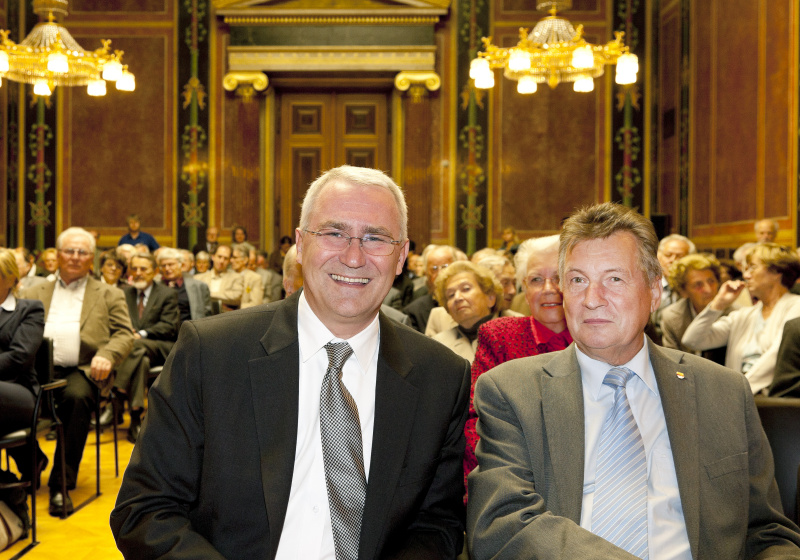 v.li. Mag. Dr. Martin Graf -  - Dritter Präsident des Nationalrates und Peter Mitterer - Mitglied des Bundesrates