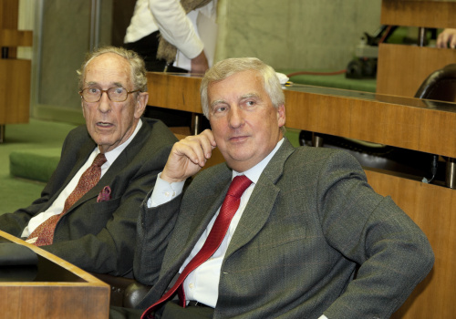 v.li.  Botschafter Dr. Wolfgang Schallenberg  und Fritz Verzetnitsch