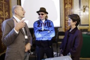 v.links: Willi Resetarits, Ernst Molden und Nationalratspräsidentin Mag.a Barbara Prammer
