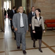 v.li. Staatspräsident von Timor- Leste José Ramos-Horta und Nationalratspräsidentin Mag.a Barbara Prammer