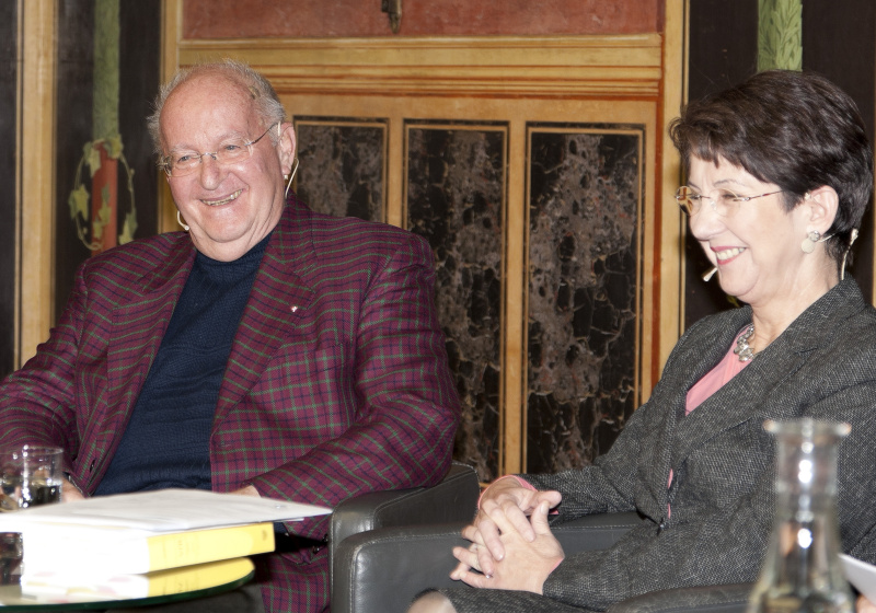 em. Univ.-Prof. DDr. Manfried Welan - Verfassungsjurist und Politologe, Mag. Barbara Prammer - Präsidentin des Nationalrates