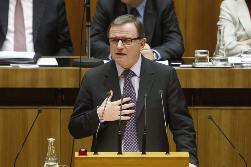 Karlheinz Kopf, Klubobmann der ÖVP, am Rednerpult