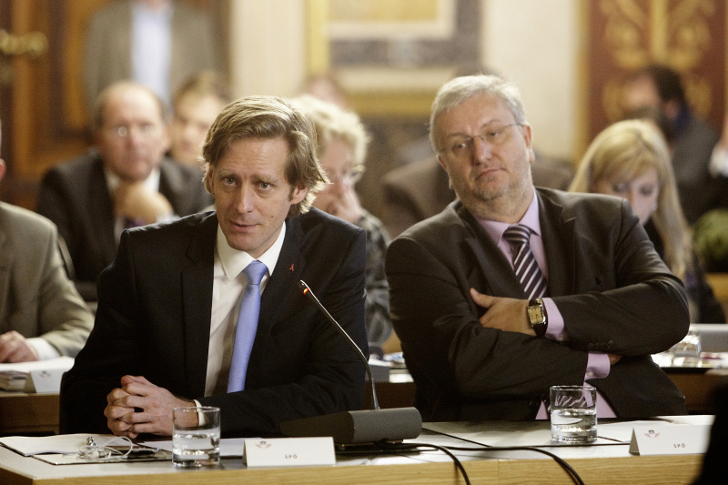 v.links: Mag. Kai Jan Krainer - Nationalratsabgeordneter und Dr.Christoph Matznetter - Nationalratsabgeordneter