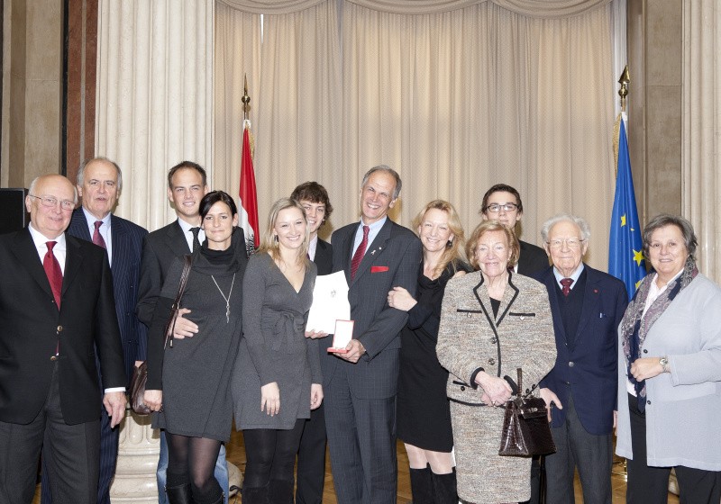 Univ.-Prof. Dr. Paul Sevelda und Familie
