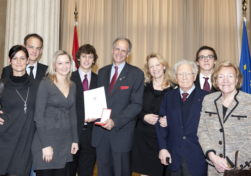 Univ.-Prof. Dr. Paul Sevelda und Familie
