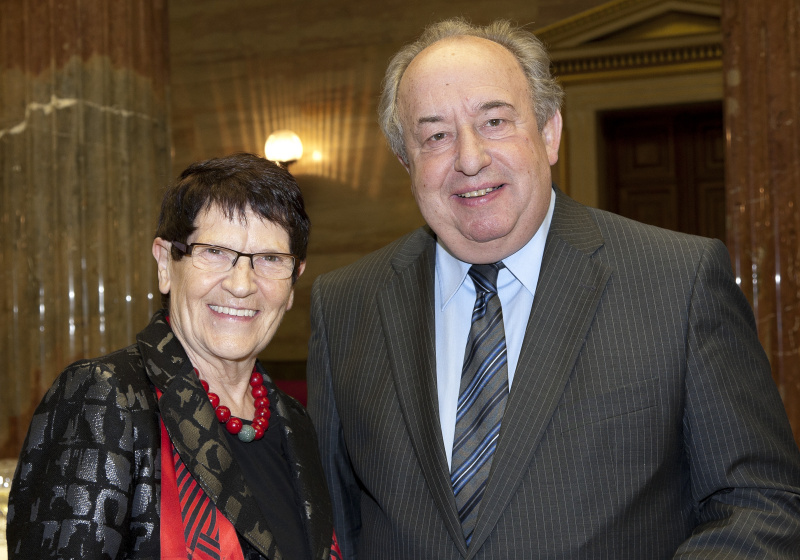 Prof.in DDr.in h.c. mult Rita Süssmuth und Fritz Neugebauer - Zweiter Präsident des Nationalrates