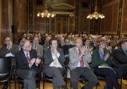 v.li. Werner Fasslabend, Thomas Obernosterer, Hermann Gahr - Nationalratsabgeordneter, Dr. Martha Stocker - Abgeordnete zum Südtiroler Landtag