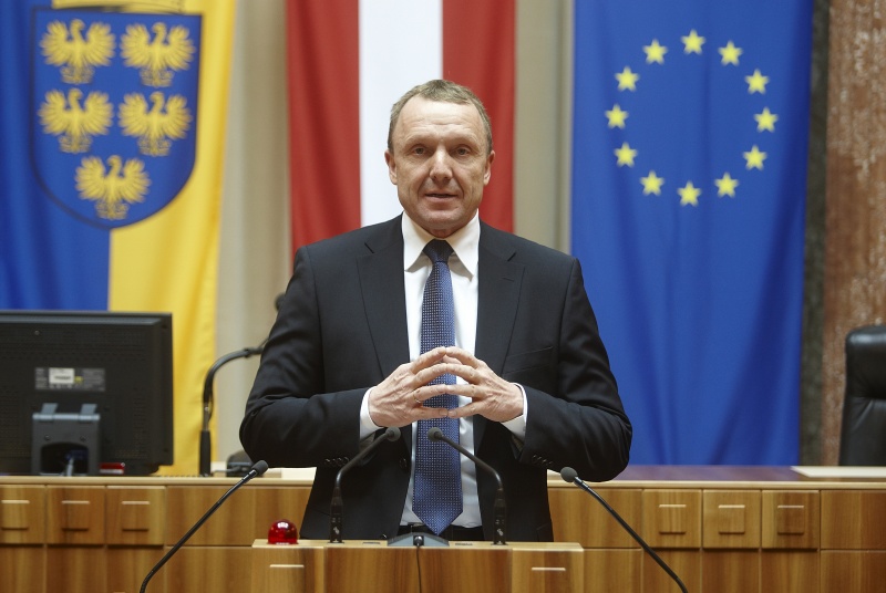 Mag. Reinhard Pisec - Bundesrat der FPÖ am Rednerpult