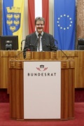 Gerd Krusche - Bundesrat der FPÖ am Rednerpult