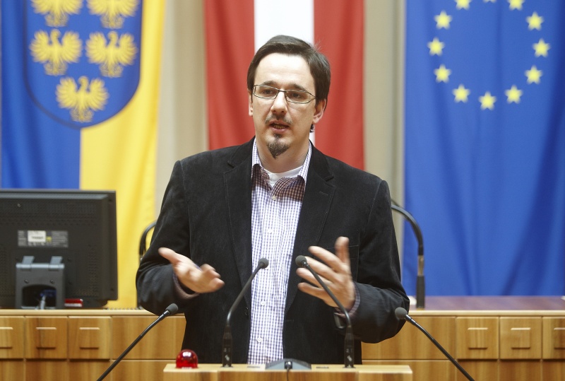 Christian Füller - Bundesrat der SPÖ am Rednerpult