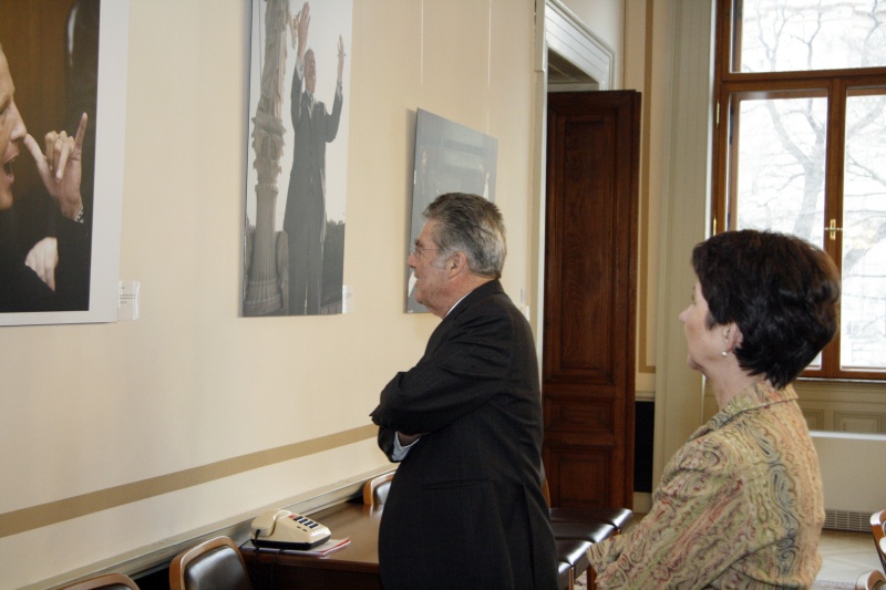 von links Bundespräsident Dr. Heinz Fischer und Nationalratspräsidentin Mag.a Barbara Prammer