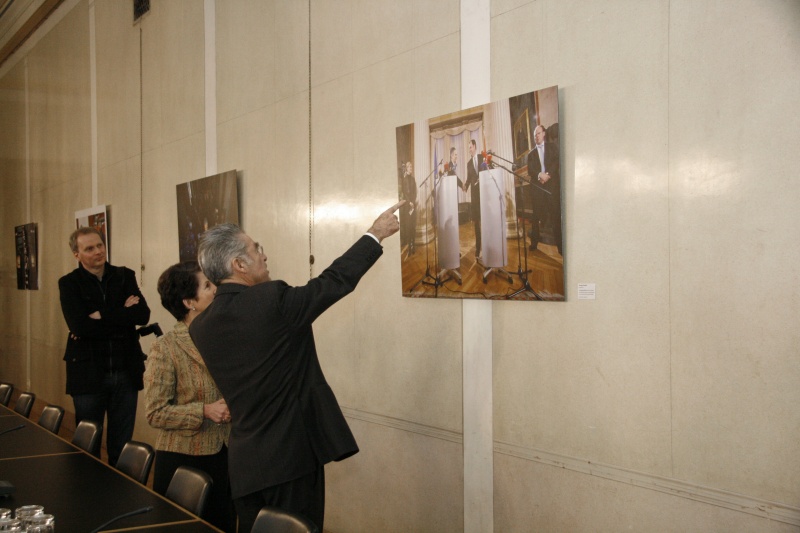 v.li. Georges Schneider - photonews.at,  Nationalratspräsidentin Mag.a Barbara Prammer und Bundespräsident Dr. Heinz Fischer