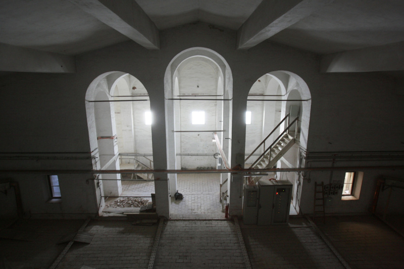 Parlament, Dachboden, der geplante neue Budgetsaal oberhalb des alten Saals
(c) Matthias Cremer ABDRUCK HONORARFREI NUR BEI DIREKTER BERICHTERSTATTUNG ZUR AUSSTELLUNG.