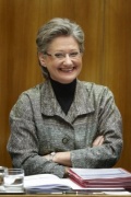 Bildungsministerin Dr.Claudia Schmied auf der Regierungsbank