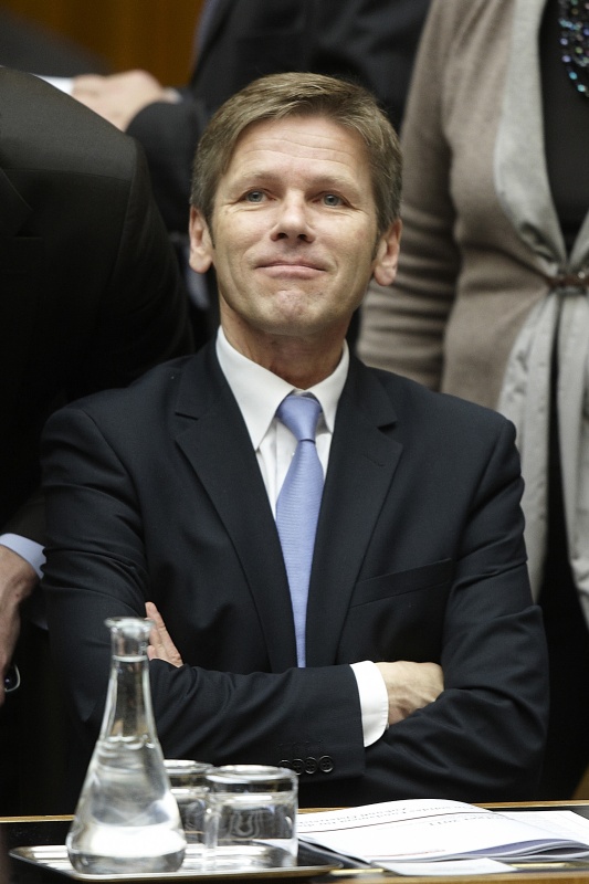 Dr.Josef Ostermayer- Staatssekretär im Bundeskanzleramt auf der Regierungsbank