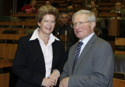 v.li. Dr. Sonja Stiegelbauer und Franz Hums - Sozialminister A.D.