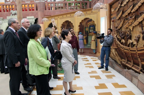 Besuch der österreichischen Delegation im Parlamentsmuseum