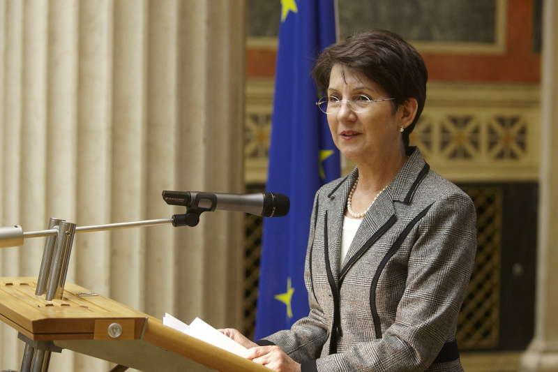 Nationalratspräsidentin Mag.a Barbara Prammer am Rednerpult