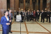 Nationalratspräsidentin Mag.a Barbara Prammer begrüßt die Teilnehmer der 10. Wintertagung der Parlamentarischen Versammlung der OSZE