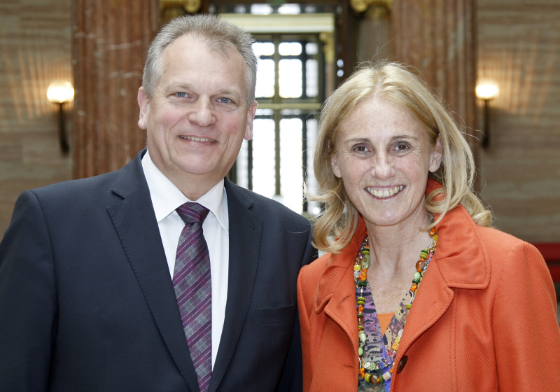 v.li. Gottfried Kneifel - Präsident des Bundesrates und eine Susanne Wegscheider - Nationalratsabgeordnete A.D.