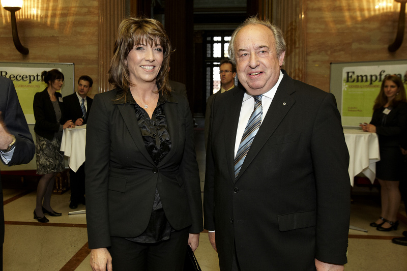 v.li.  Ruhama Avraham-Balila - Vizepräsidentin der Knesset und.Fritz Neugebauer - Zweiter Nationalratspräsident