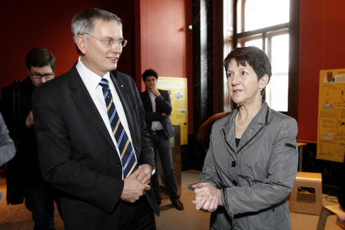 v.li. Alois Stöger - Gesundheitsminister und Nationalratspräsidentin Mag.a Barbara Prammer