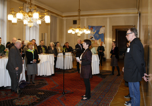 Mag.a Barbara Prammer - Präsidentin des Nationalrates begrüßt die VeranstaltungsteilnehmerInnen