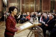 Nationalratspräsidentin Mag.a Barbara Prammer am Rednerpult