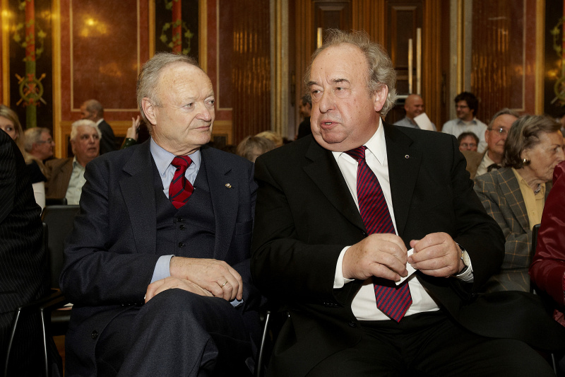 v.li.: Dr. Andreas Khol - Nationalratspräsident a.D. und Fritz Neugebauer - Zweiter Nationalratspräsident