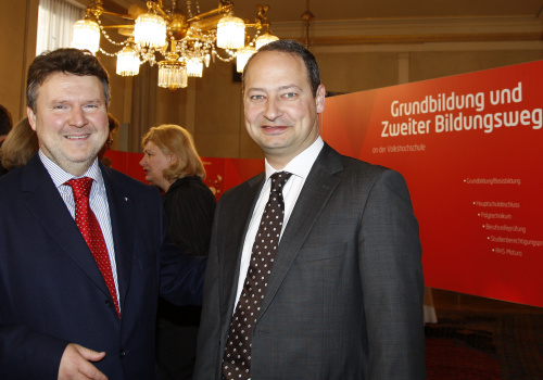 v.li. Dr. Michael Ludwig - Stadtrat von Wien und Andreas Schieder - Staatssekretär Im BM für Finanzen