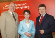 v.li.Franz Riepel - Nationalratsabgeordneter, Mag.a Barbara Prammer - Präsidentin des Nationalrates und Dr. Michael Ludwig - Stadtrat von Wien