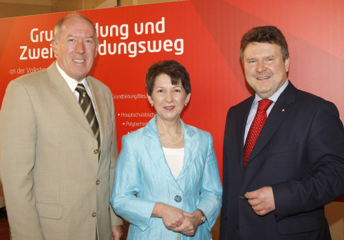 v.li.Franz Riepel - Nationalratsabgeordneter, Mag.a Barbara Prammer - Präsidentin des Nationalrates und Dr. Michael Ludwig - Stadtrat von Wien