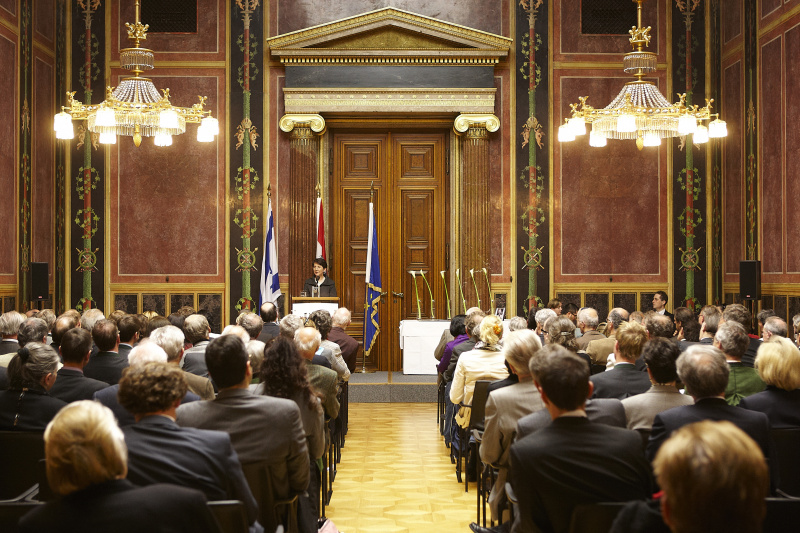 Nationalratspräsidentin Mag.a Barbara Prammer am Rednerpult