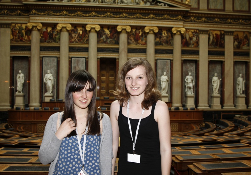 Blick in Richtung Girls Day - Teilnehmerinnen