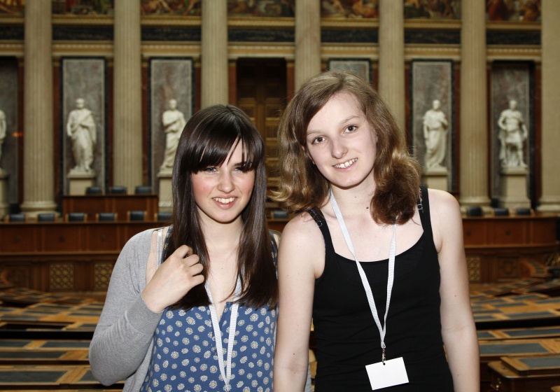 Blick in Richtung Girls Day - Teilnehmerinnen