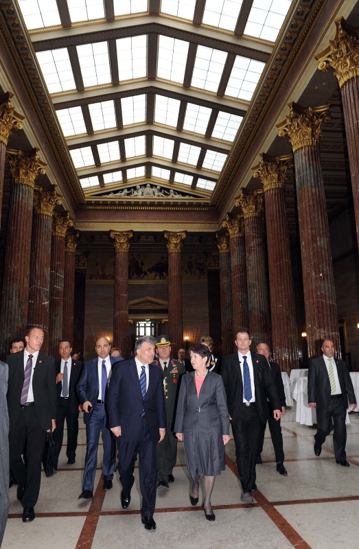 v.li. Abdullah Gül - Staatspräsident der Republik Türkei und Mag.a Barbara Prammer - Nationalratspräsidentin