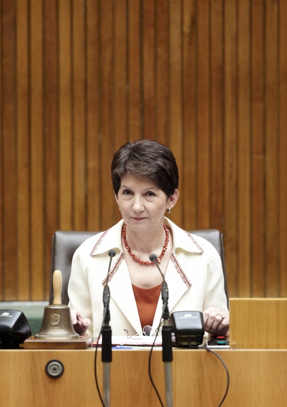Am Präsidium Nationalratspräsidentin Mag.a Barbara Prammer
