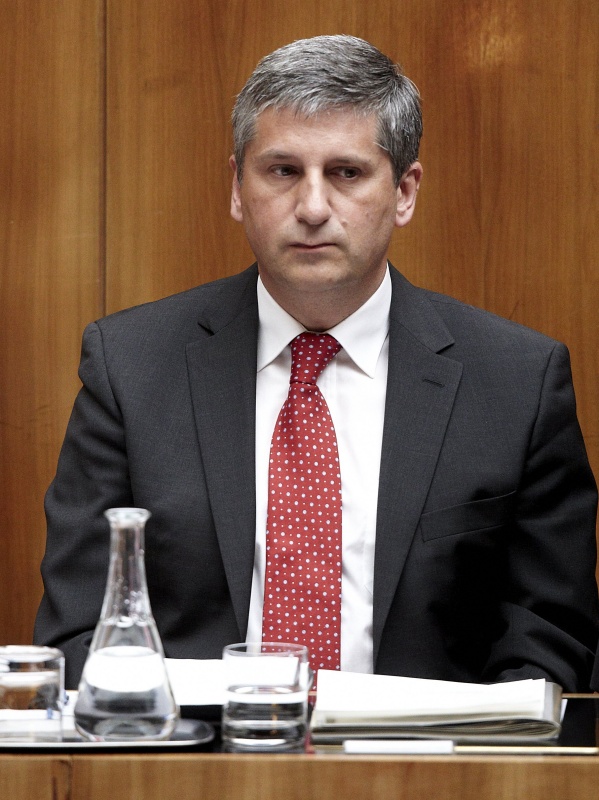 Auf der Regierungsbank Dr. Michael Spindelegger - Vizekanzler