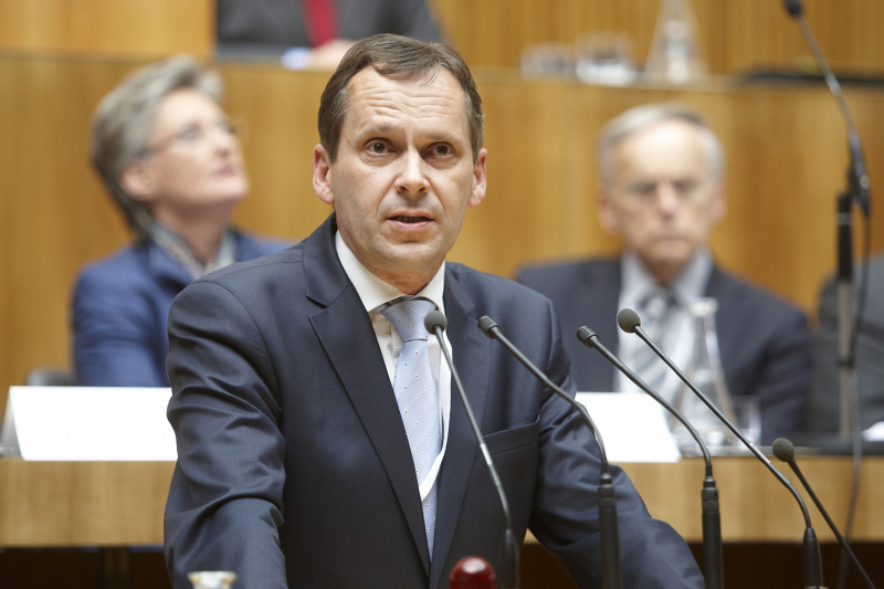 Dr. Christian Friesl - Industriellenvereinigung am Rednerpult