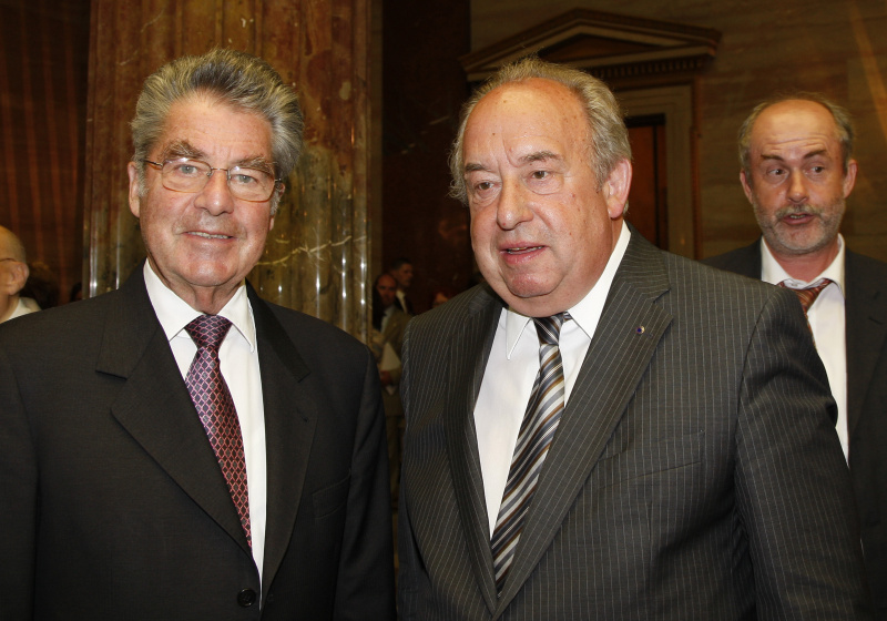 v.li. Dr. Heinz Fischer - Bundespräsident und Fritz Neugebauer - Zweiter Präsident des Nationalrates
