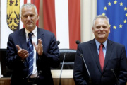 v.links: Dr. Josef Moser - Rechnungshofpräsident und  Gottfried Kneifel -  Bundesratspräsident