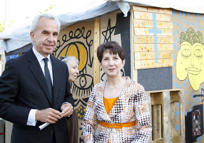 v.li. Rudolf Scholten - Präsident der Wiener Festwochen, Bundesminister a.D. und  Mag.a  Barbara Prammer - Präsidentin des Nationalrates