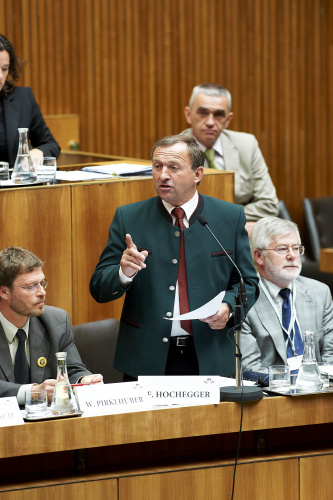 Franz Hochegger - Vorsitzender der SPÖ-Bauern, Oberösterreich am Wort