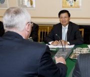 Thongloun Sisoulith- stellvertretender Ministerpräsident und Außenministers von Laos