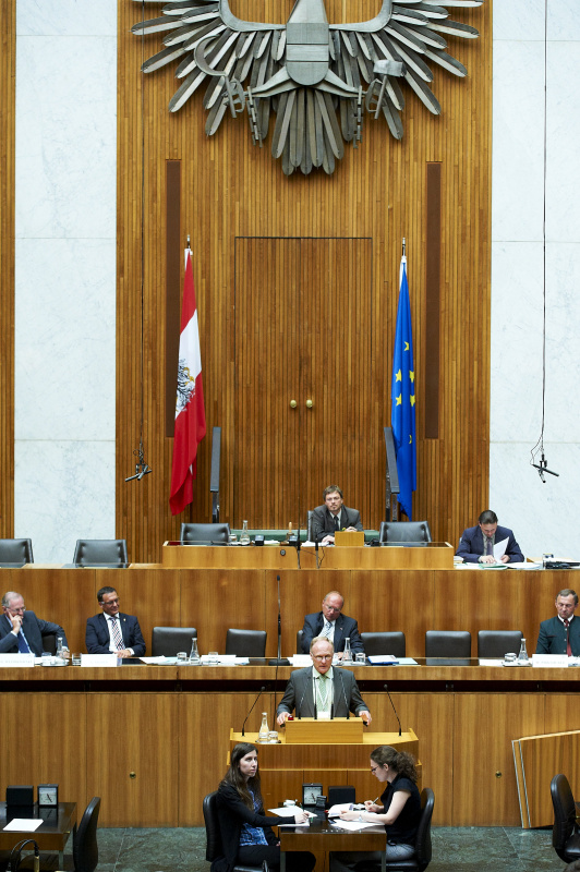 Kammerdirektor Ing. Friedrich Pernkopf am Rednerpult